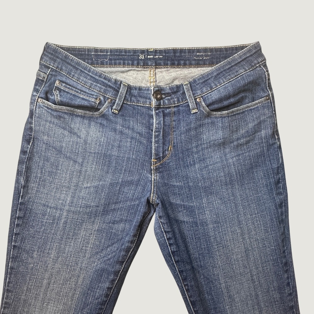 Levi's Jeans Womens 31 Semi Curve Modern Rise Blue Bootcut Denim Stretch Casual